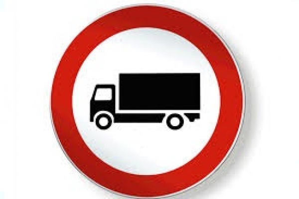Divieto di circolazione per mezzi superiori a 7,5 tonnellate